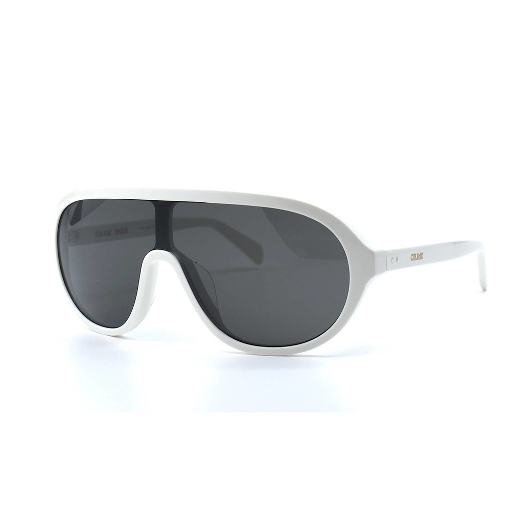 CELINE CL40234I WHITE DARK GREY LENS UNISEX SUNGLASSES - Picture 2 of 12